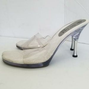 Women's Acrylic Stiletto 3.5in Heel by Hot Lips